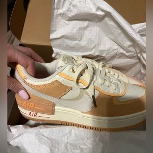 Peach shaded Nike AF1